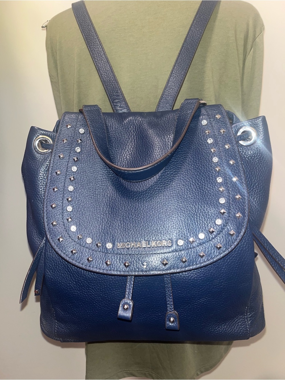Michael Kors Riley Studded Backpack - Picture 2 of 13